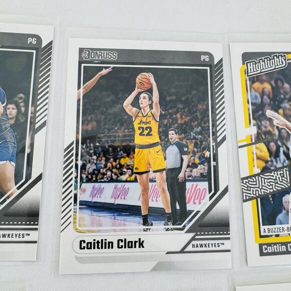 6x 2024 Caitlin Clark Collection Donruss Iowa Hawkeyes Highlights - Picture 5 of 9